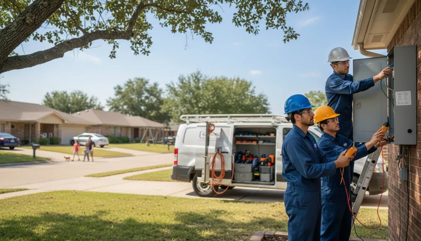 Certified electrician providing emergency electrical services in Aguila, AZ